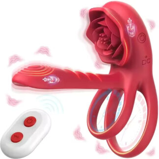 RosePulse Couples Vibrating Ring – Clitoral & Penis Stimulator w/ Remote Control